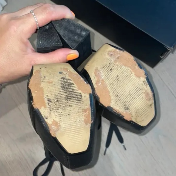 Shellys platform leather boots - Picture 2 of 4